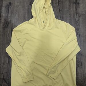 Adidas Golf Yellow Hooded Sweatshirt XXL